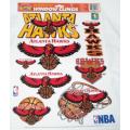 Atlanta Hawks NBA Reusable Static Window Clings