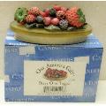 3" Berry Oval Candle Topper