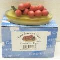 3" Grapes  Oval Candle Topper