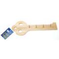 9" Unfinished Wooden Key Rack