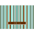 Brown &amp; Blue Stripes Thank You