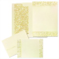 Ivory Scroll Invitation and Note Card Kit