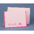 Pink Mod Thank You Cards
