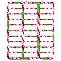 Holiday Stripes Address Labels