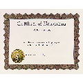 Recognition Stock Certificate