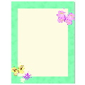 Butterflies &amp; Flowers Letterhead