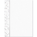 Silver Stars &amp; Streamers Foil Letterhead