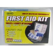 First Aid Kit 107 Piece In Plastic Case