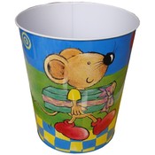 Blue Mizy Wastebasket