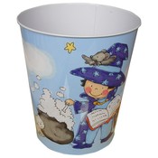 Blue Leo Wastebasket