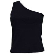 Navy One Shoulder Tee