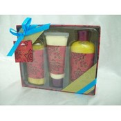 Bath Solutions Palm Olive Scent Bath Gift 4 Pc Set