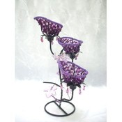 Shanti 3 Lite Decorative Beaded Candle Holder