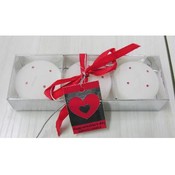 Large Valentine 3pc Floating Candle