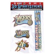 Philadelphia 76Ers Domed Decal Sheet