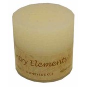 3" X 3" Pillar Candle Honeysuckle