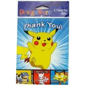 8 Count - Pokemon - Thank You Cards