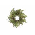 Mixed Fern Polyester Wreath