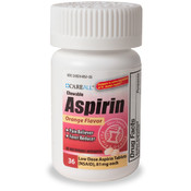 Children's Chewable Aspirin 36 Count Bottle