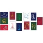 Christmas Sparkle Greetings - 12ct Boxed Cards