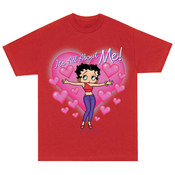 Betty Boop "Its All About Me" T-Shirt - Red