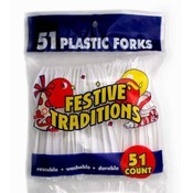 51 Piece Plastic Fork