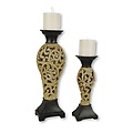 Set of 2 Candleholders - Ivory