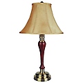 29" Cherry Wood Table Lamp