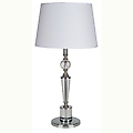 28" Solid Crystal Table Lamp - Clear