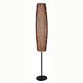 62" Rattan Floor Lamp