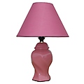 Ceramic Table Lamp - Pink