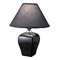 Ceramic Table Lamp - Black