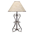 32" Brushed Table Lamp - Antique Black