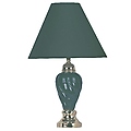 22" Ceramic Table Lamp - Green