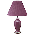 26" Ceramic Table Lamp - Burgundy
