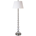 Crystal Floor Lamp - Chrome