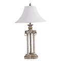 36" Deluxe Table Lamp - Brushed Ivory