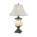 32" Alabaster Table Lamp + Night Light