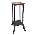 Square Flower Stand w/ Ceramic Top - Cherry