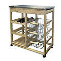 Wood Kitchen Cart