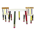 Kids Table 3-pc. Set - White Table