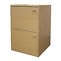 2-Level Bookshelf with Doors