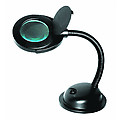 Magnifier Desk Lamp - Black