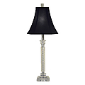 25" Crystal-Like Table Lamp