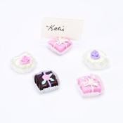 Assorted Ceramic Petit Fours Place Card Holders