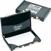 Premium Mini Briefcase Business Card Holder