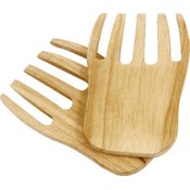 KitchenWorthy Rubberwood Salad &amp; Pasta Pals