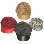 Ladies Furry Hat With Visor