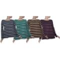 Junior Long Sleeve Stripe Top