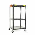 Adjustable Steel Monitor Cart